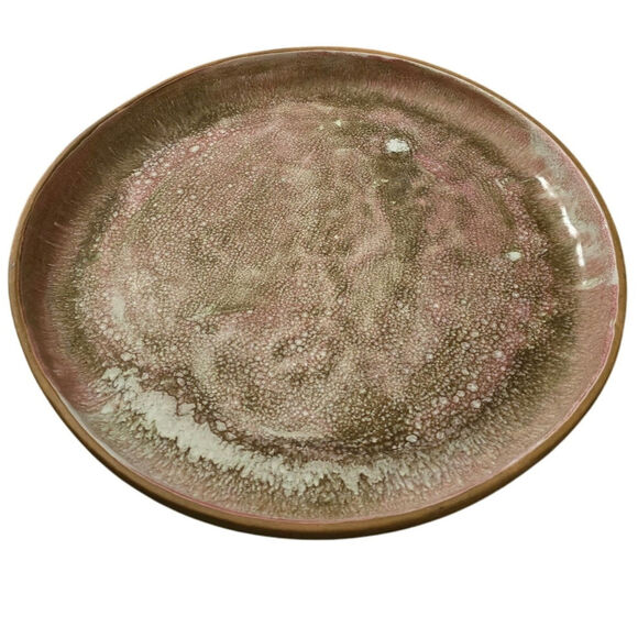 Hammat Original 344 Signed Pottery Glossy Brown with red undertone Glaze - Picture 1 of 6
